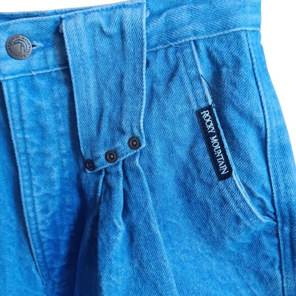 30/11 27x36 Vintage Rocky Mountain Jeans High-Waist Ranch Cowgirl Denim 1990s - Picture 3 of 8